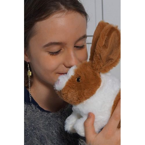  [아마존베스트]Think Gizmos Interactive Electronic Pet Rabbit Toy for Boys & Girls Aged 3 4 5 6 7 8  Electronic Pet Toy Rabbit with Sounds & Movement  Life Like Play Animal Toy  TG813