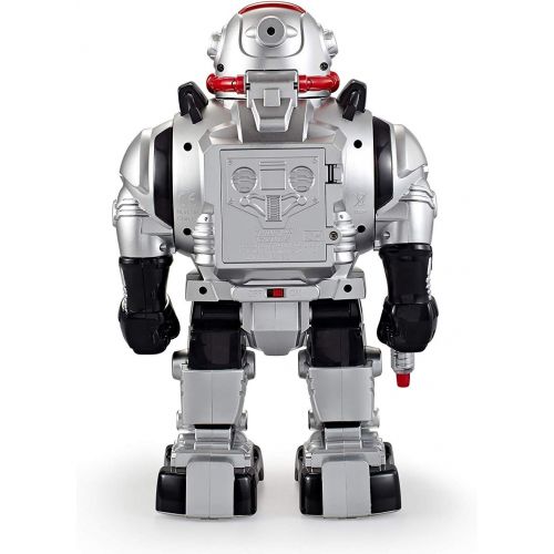  [아마존베스트]Think Gizmos TG542-VR RoboShooter Remote Control Robot for Kids - Fun Toy Robot with Voice Recording, Fires Discs, Plays Music & Dances. Awesome RC Robot Toy for Boys and Girls