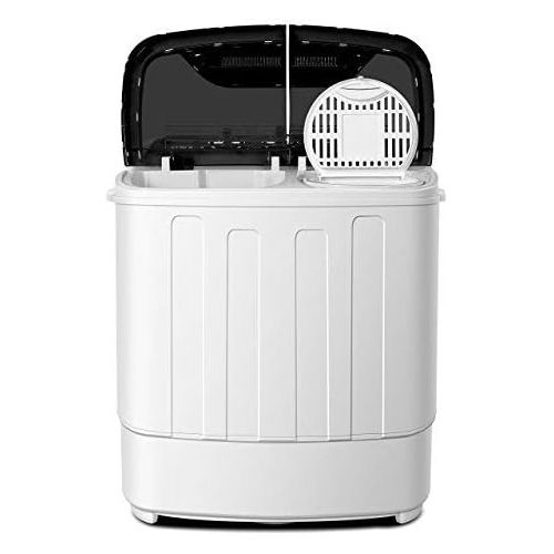  Think Gizmos Portable Washing Machine TG23 - Twin Tub Washer Machine with Wash and Spin Cycle Compartments by ThinkGizmos (Trademark Protected)