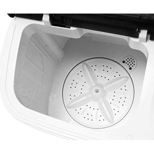  Think Gizmos Portable Washing Machine TG23 - Twin Tub Washer Machine with Wash and Spin Cycle Compartments by ThinkGizmos (Trademark Protected)