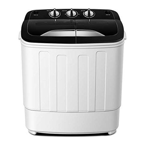  Think Gizmos Portable Washing Machine TG23 - Twin Tub Washer Machine with Wash and Spin Cycle Compartments by ThinkGizmos (Trademark Protected)