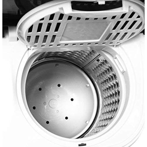  Think Gizmos Portable Washing Machine TG23 - Twin Tub Washer Machine with Wash and Spin Cycle Compartments by ThinkGizmos (Trademark Protected)