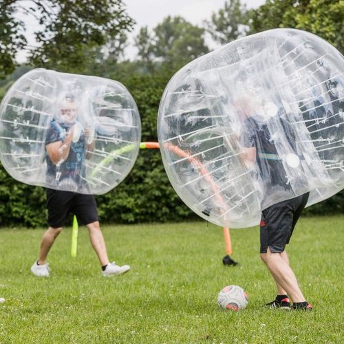  ThinkMax Bumper Ball for Kids and Adults, 4FT / 5FT Inflatable Bubble Soccer Ball, Human Hamster Ball Body Zorb Ball