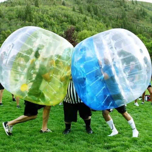  ThinkMax Bumper Ball for Kids and Adults, 4FT / 5FT Inflatable Bubble Soccer Ball, Human Hamster Ball Body Zorb Ball