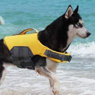 ThinkPet Dog Life Jacket, Reflective Lifesaver with Rescue Handle, Adjustable Floating Vest,High Buoyancy Aid Dog Saver