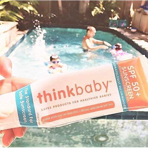  [아마존베스트]Thinkbaby Safe Sunscreen SPF 50+ (3 Ounce) (3 Pack)