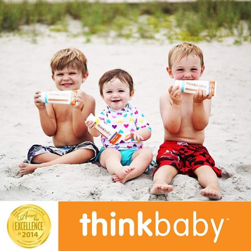  Thinkbaby Safe Sunscreen SPF 50+ (3 Ounce) (2 Pack)