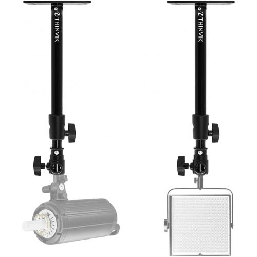  [아마존베스트]Thinvik Photography Camera Lighting Wall Mount Boom Arm Light Stand Extended 14-22/35-55cm with 1/4 & 3/8 Adapter for Vertical Horizontal Mounting - Aluminum Alloy Skeleton