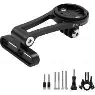 Thinvik Out-Front Extended Bike Computer Mount for Wahoo,Adjustable Angle Gopro Combo Mount for Wahoo Mini Wahoo Elemnt & Elemnt Bolt,Elemnt Roam GPS Bike Computer - CNC Aluminum A