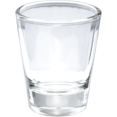  [아마존베스트]Thirsty Rhino Karan, Round 1.5 oz Shot Glass with Heavy Base, Clear Glass