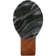Thirstystone Spoon Rest, Gray Marble Acacia Wood