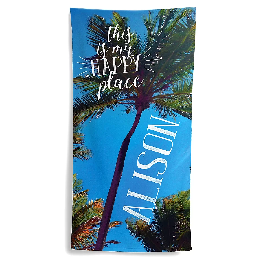  This is My Happy Place Beach Towel