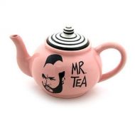 This teapot is created from earthenware clay, kil Pink Mr. T Teapot: Kitchen & Dining