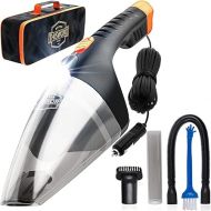 ThisWorx Car Vacuum Cleaner 2.0 - Portable Handheld Mini Vacuum Cleaner W/ 16ft Cord, Bag, & Attachments - Small Vacuum for Car, RV, Boats, Travel - Car Accessories