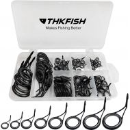 THKFISH Rod Repair Kit Rod Tip Repair Kit Ceramics Tips Stainless Steel Carbon Spinning Rod Guides Fishing Rod Repair Kit 35pcs / 75pcs / 40pcs