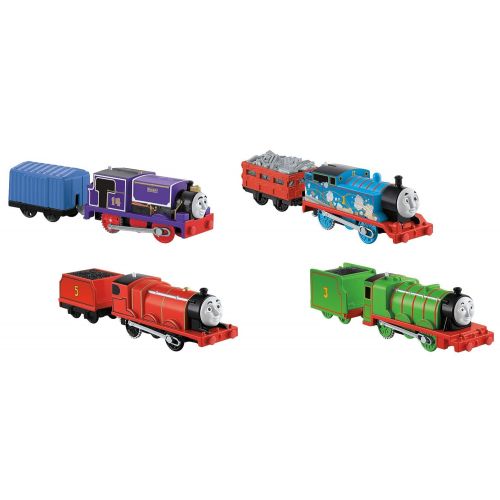  Thomas+%26+Friends Thomas & Friends Fisher-Price Trackmaster Engines 4 Pack Toy, Multicolor