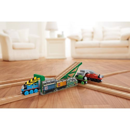  Thomas+%26+Friends Fisher-Price Thomas & Friends Wooden Railway, Tipping Tidmouth Bridge