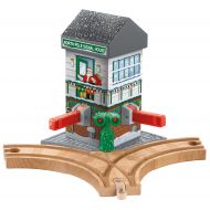 Thomas+%26+Friends Fisher-Price Thomas & Friends Wooden Railway, Christmas Crossings - Battery Operated