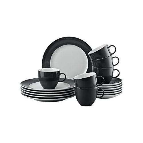  Thomas Sunny Day Grey 18-teilig Kaffeeset, Porzellan, 38 x 28 x 28 cm, Einheiten