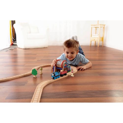  Thomas & Friends Fisher Price Thomas and Friends Wooden Train Railway Chopped Log Wood Chipper