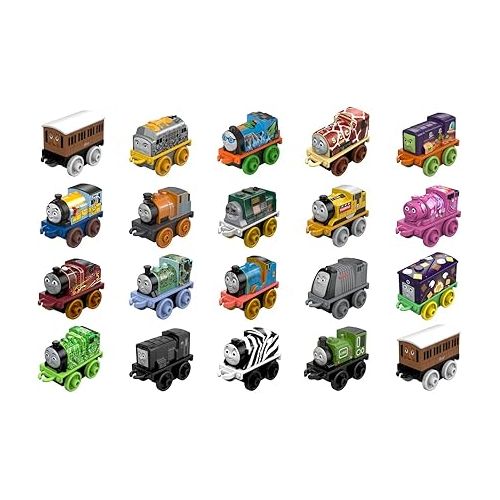  Thomas & Friends MINIS Toy Train 20 Pack for Kids Miniature Engines & Railway Vehicles for Preschool Pretend Play (Amazon Exclusive)