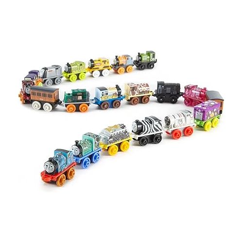  Thomas & Friends MINIS Toy Train 20 Pack for Kids Miniature Engines & Railway Vehicles for Preschool Pretend Play (Amazon Exclusive)