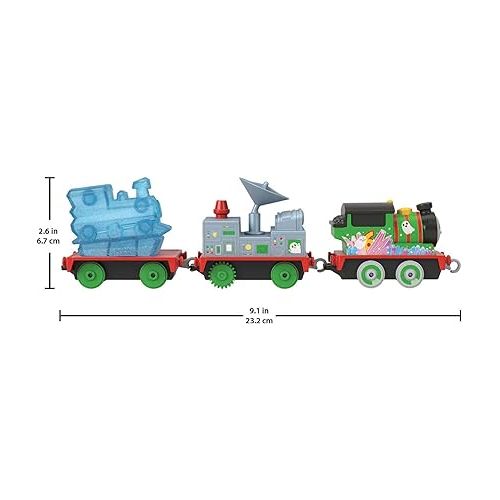  Fisher-Price Thomas & Friends Old Mine Percy die-cast push-along toy train engine for preschool kids ages 3 years and older