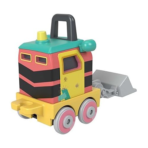  Thomas & Friends Fisher-Price Sandy The Rail Speeder die-cast Push-Along Toy Train Engine for Preschool Kids Ages 3+