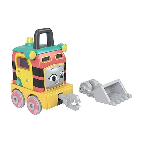  Thomas & Friends Fisher-Price Sandy The Rail Speeder die-cast Push-Along Toy Train Engine for Preschool Kids Ages 3+