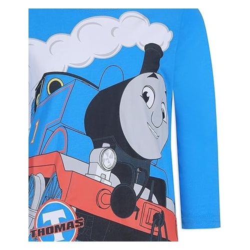  Thomas The Train & Friends Boys’ Long Sleeve Shirt for Toddlers - Blue