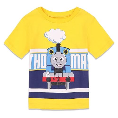  Thomas & Friends Tank Engine Graphic T-Shirt and Shorts Outfit Set Toddler to Big Kid