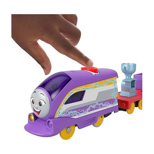  Thomas & Friends Motorized Toy Train Talking Kana Engine with Sounds & Phrases Plus Cargo for Preschool Kids Ages 3+ Years