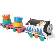 Thomas & Friends Motorized Toy Train, Wobbly Cake Thomas Engine with Cargo Cars & Pieces for Pretend Play Preschool Kids?Ages 3+ Years