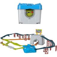 Thomas & Friends Toy Train Tracks Set, Connect & Build Bucket, 34-Piece Expansion Pack for Diecast & Motorized Trains, Age 3+ Years