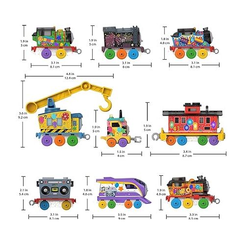  Thomas & Friends Toy Trains Toy Set Thomas’ 7 Days of Surprises, 10-Piece Diecast Vehicles with Cargo for Kids Ages 3+ Years (Amazon Exclusive)