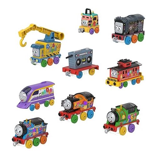  Thomas & Friends Toy Trains Toy Set Thomas’ 7 Days of Surprises, 10-Piece Diecast Vehicles with Cargo for Kids Ages 3+ Years (Amazon Exclusive)