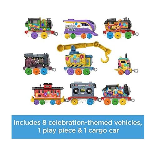  Thomas & Friends Toy Trains Toy Set Thomas’ 7 Days of Surprises, 10-Piece Diecast Vehicles with Cargo for Kids Ages 3+ Years (Amazon Exclusive)