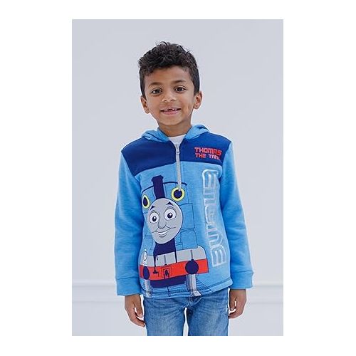  Thomas & Friends Tank Engine Fleece Half Zip Hoodie Toddler to Big Kid