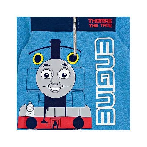  Thomas & Friends Tank Engine Fleece Half Zip Hoodie Toddler to Big Kid