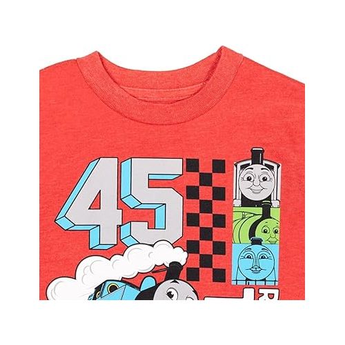  Thomas & Friends Tank Engine Boys 2 Pack Long Sleeve Graphic T-Shirt Raglan