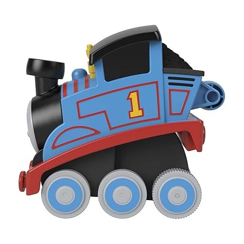  Thomas & Friends Racing Toy Train, Press 'n Go Stunt Thomas Engine for Toddler & Preschool Pretend Play ?Ages 2+ Years