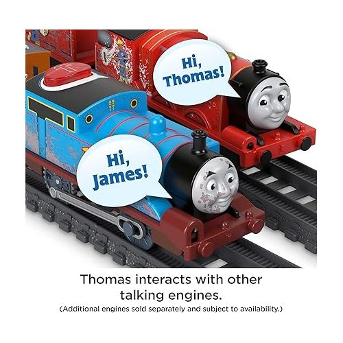  Thomas & Friends Motorized Toy Train Talking Thomas Engine with Character Phrases & Sounds for Ages 3+ Years