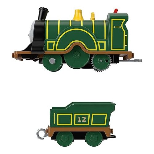  Thomas & Friends Motorized Toy Train Emily Battery-Powered Engine with Tender for Preschool Pretend Play Ages 3+ Years