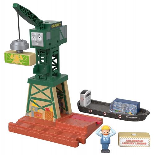  Thomas & Friends Fisher-Price Wood, Cranky at The Docks