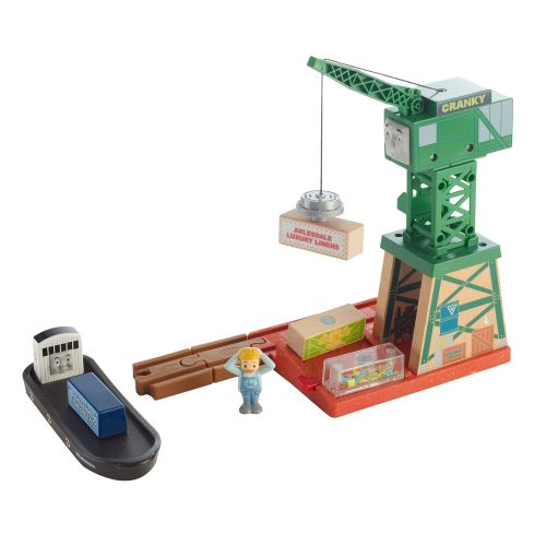  Thomas & Friends Fisher-Price Wood, Cranky at The Docks