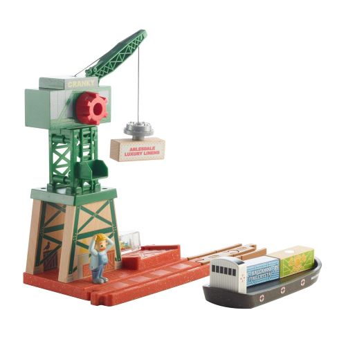  Thomas & Friends Fisher-Price Wood, Cranky at The Docks