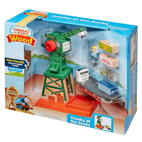  Thomas & Friends Fisher-Price Wood, Cranky at The Docks