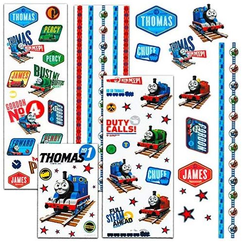 Crenstone and ships from Amazon Fulfillment. Thomas the Train Stickers Party Favors Pack (15 Sticker Sheets, Over 230 Stickers)