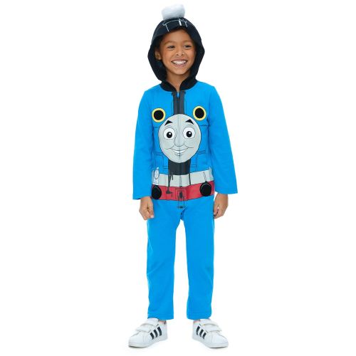  Thomas & Friends Toddler Boys Costume Zip-Up Coverall with Hood 3T