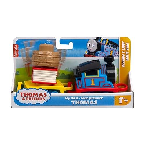  Thomas & Friends Toddler Toy My First Thomas Push-Along Train with Stacking Cargo for Kids Ages 18+ Months